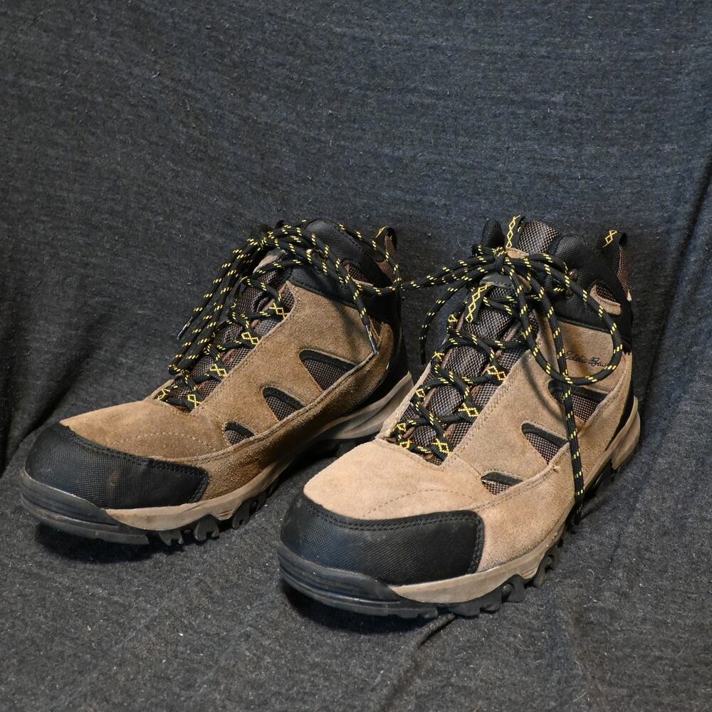 Eddie Bauer Men's 12M Brighton Waterproof Hiking Boots Outdoors